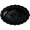 Ekena Millwork Oxford Ceiling Medallion, Hand-Painted Black Pearl, 16 7/8"W x 11 3/4"H x 1 1/2"P CM16OXBPS - alternate 1